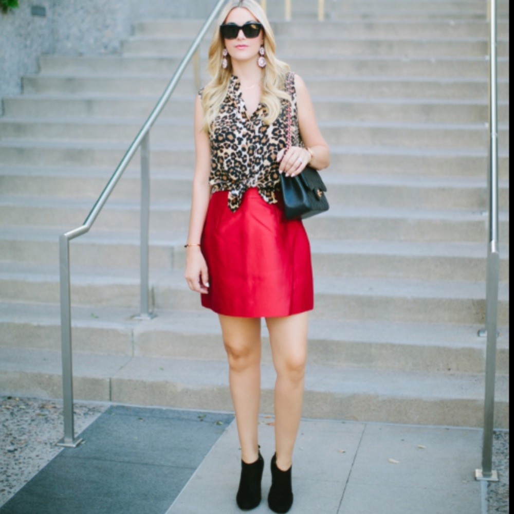 Kate Spade Red Skirt